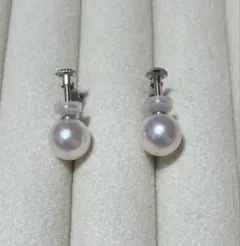 花珠真珠 イヤリング 7.0mm～7.5mm