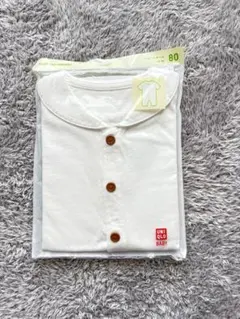 新品未使用　UNIQLO ベビー　ショートオール 80 ホワイト