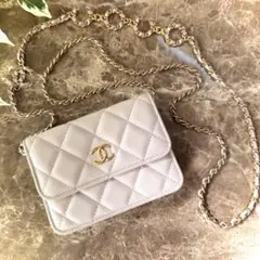 CHANEL シャネル マトラッセ チェーンクラッチ キャビアスキンのサムネイル