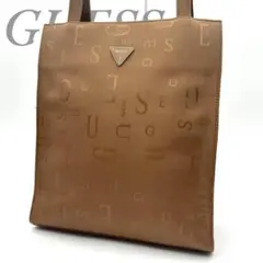 GUESS ゲス トートバッグ ナイロン ライトブラウン 肩掛け A4可 大容量のサムネイル
