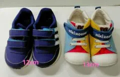 アディダス　ミキハウス　キッズシューズ　2点セット