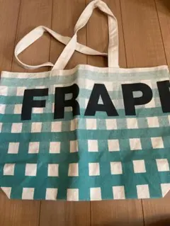 フラボア FRAPBOIS トートバッグ　新品未使用グリーンチェックのサムネイル