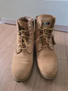 Stussy x Timberland コラボ ブーツ　26cm 中古。のサムネイル