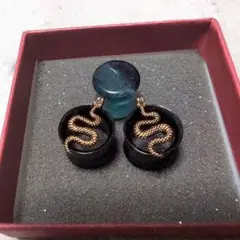 蛇デザイン　ボディピアス12mｍ