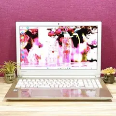 快適SSD✨第8世代Windows11✨おしゃれなゴールド❣カメラ付き 薄型PC