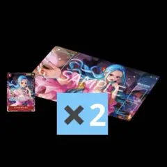 ネフェルタリ•ビビ　2セット　プレイマット＆カード ワンピースカード