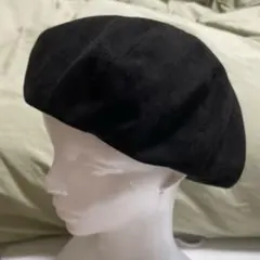 BROWNY ブラック ベレー帽