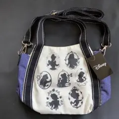 Disney シルエットデザイン 2wayバイカラーショルダーバッグのサムネイル