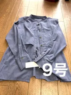【新品】【タグ付】【スタイルラビー】パープル　ブラウス　9号