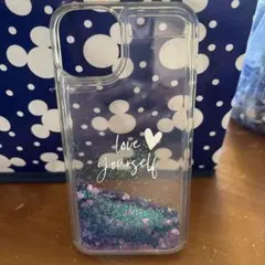 iPhone15plus用ケース グリッター