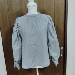 ELENCAREDUEバルーンスリーブチェックシャツ最終値下げ