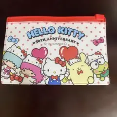 ハローキティ 50周年記念 ポーチ