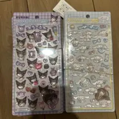 2枚セット　正規品　ボンボンドロップシール　クロミ　シナモン　シナモロール