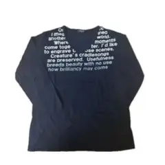 y2k archive print long t-shirt 平成