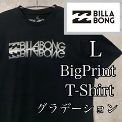 美品　ビラボン　半袖　ビッグプリント　tシャツ　ロゴ　サーフ　夏