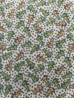 ◆30's★USAコットン★うさぎ小柄グリーン★現品のみ◆