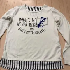 ピンクラテ　ロンT