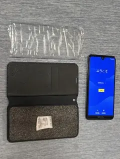 SHARP AQUOS sense3 本体 手帳型ケース付きのサムネイル