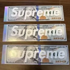 Supreme Franklin Box Logo ドルステッカー