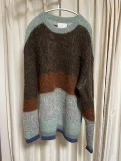 YOKE MOHAIR BORDER SWEATER 2 YK23FW0572Sのサムネイル