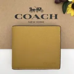 COACH ★大人気★ コインウォレット スポーツカーフレザー フラックス 新品