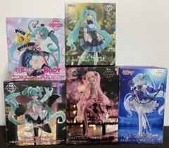 【未開封】初音ミク フィギュア5体セット