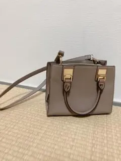 グレーの2wayショルダーバッグ