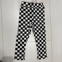 しまむら　ルルモーメント　レギンスパンツ　チェッカー柄　新品タグ付き 100cm