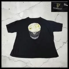 M*k様 US古着 ギネス Tシャツ XL ブラック 黒 ビール おもしろパロデのサムネイル