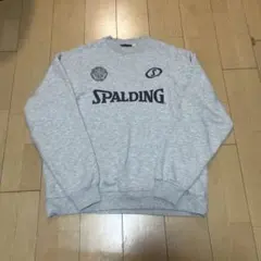 SPALDING グレー トレーナー