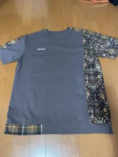 新品タグ付き Admiral ブラック Tシャツ フラワーパターン Mサイズ
