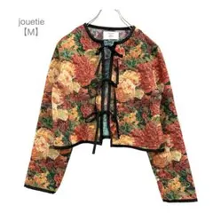 jouetie/ フロントリボン/ゴブラン/ジャケット/花柄/派手/M/洗える