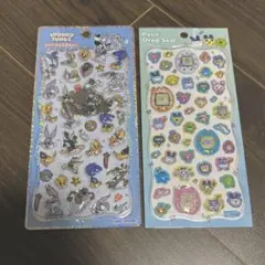 【新品】　たまごっち　ルーニー・テューンズ　ボンボンドロップシール　2点セット