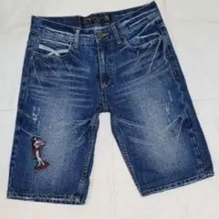 RED PEPPER デニムハーフパンツ