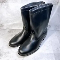 【ミドリ安全 】(26.5㎝)安全靴 レザー 長靴 ブーツ 黒 作業靴