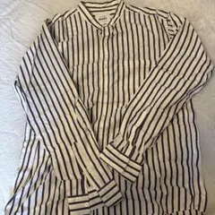 【美品】GLOBAL WORK ストライプシャツ 長袖　sサイズ