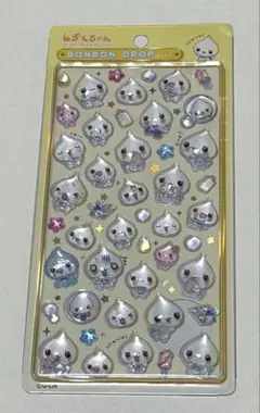 【正規品】みるみるちゃん ボンボンドロップシール（大）　しずくちゃん