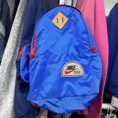 NIKE リュック 青 パッチデザイン　80s 90s