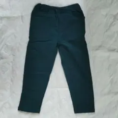 petit main STツイル裏起毛パンツ 100cm ディープ グリーン