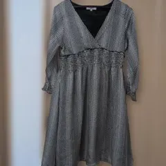 NATURAL BEAUTY BASIC Lサイズ ひざ丈ワンピース