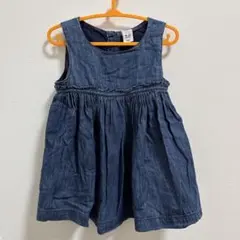babyGap デニム ノースリーブワンピース 18-24ヶ月