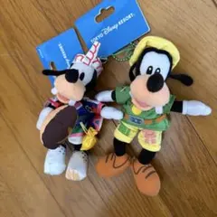 東京ディズニーリゾート グーフィー ぬいぐるみストラップ２点