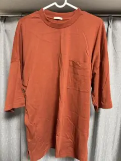 ユニクロ ビッグシルエット Tシャツ Lサイズ オレンジ