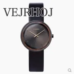 ヴェアフォイ VEJRHOJ Petite ブラック＆ゴールド 腕時計
