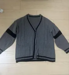 グレー カーディガン レディース M