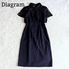 ダイアグラム カシュクールドレス ロングワンピース フレア Aライン 黒 36 ダイアグラム カシュクールドレス ロングワンピース フレア Aライン 黒