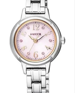 wicca CITIZEN] 腕時計　スワロフスキー　ピンク　ジャンク品