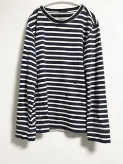バルマンオム11AW ボーダーカットソー S ネイビー デカルナン期 