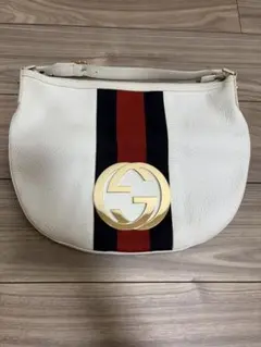 GUCCI ホワイト レザー トートバッグのサムネイル