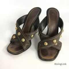 LOUIS VUITTON ルイ・ヴィトン ウエッジソールサンダル レディース